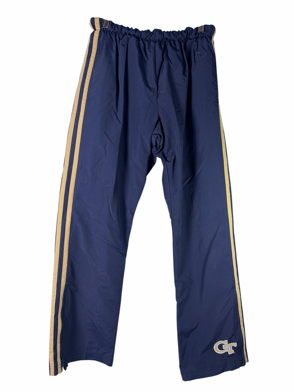 Vtg Champion 90s Georgia Tech Mens Set M Yellowjackets Windbreaker Jacket & Pant - Picture 2 of 16